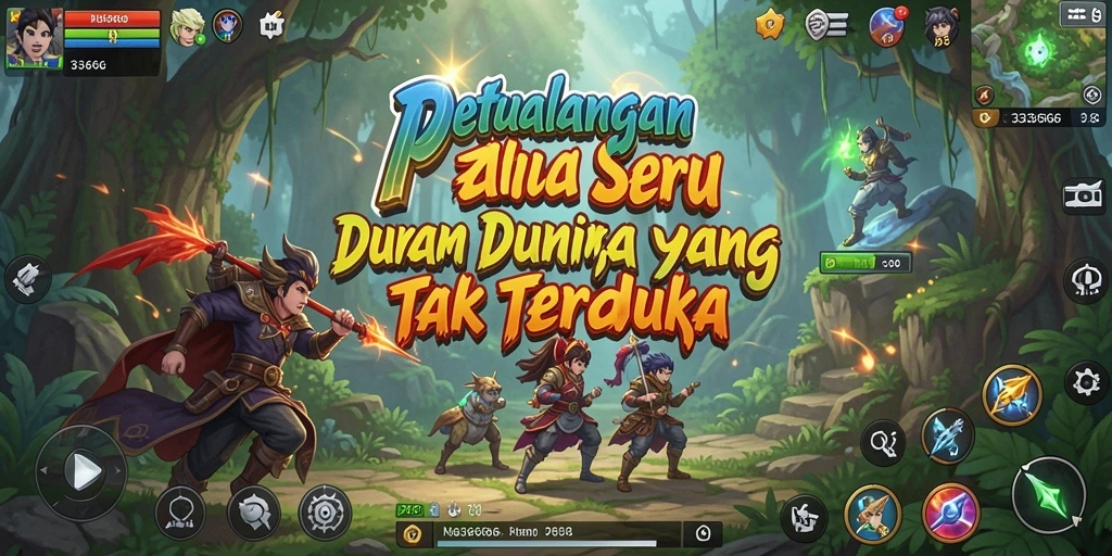 Screenshot gameplay <strong>333666</strong> menampilkan petualangan seru dan lokasi menakjubkan.