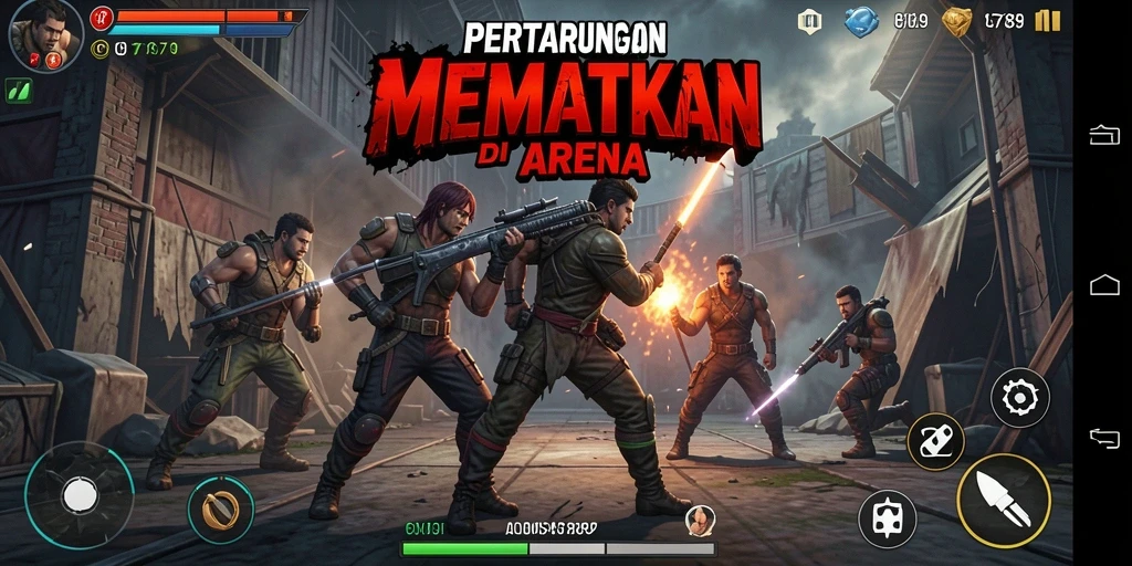 Tampilan gameplay pertarungan seru di AMS789 dengan aksi karakter yang dinamis.