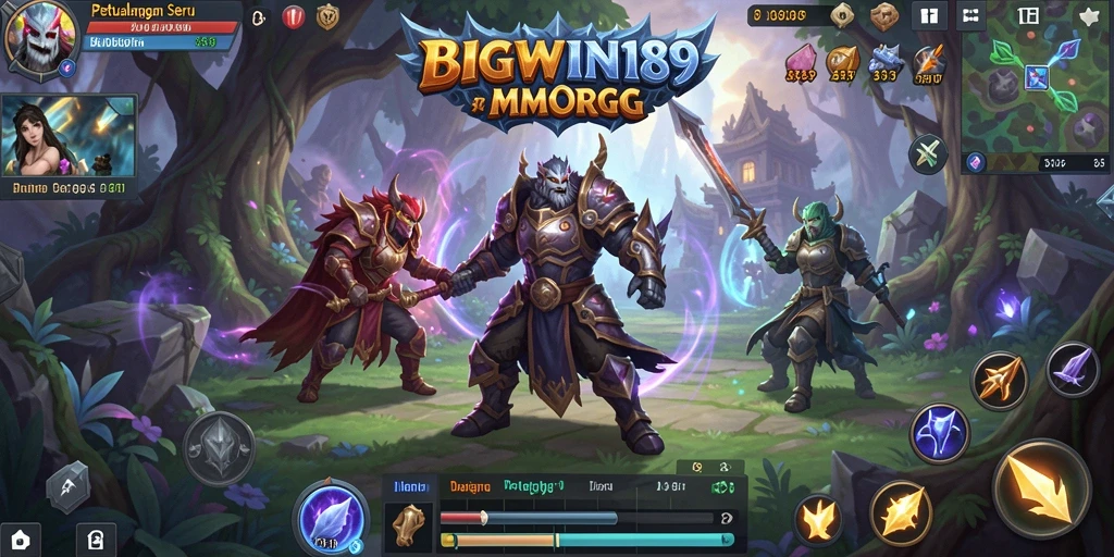 Screenshot gameplay BIGWIN189 dengan aksi petualangan seru yang menakjubkan.