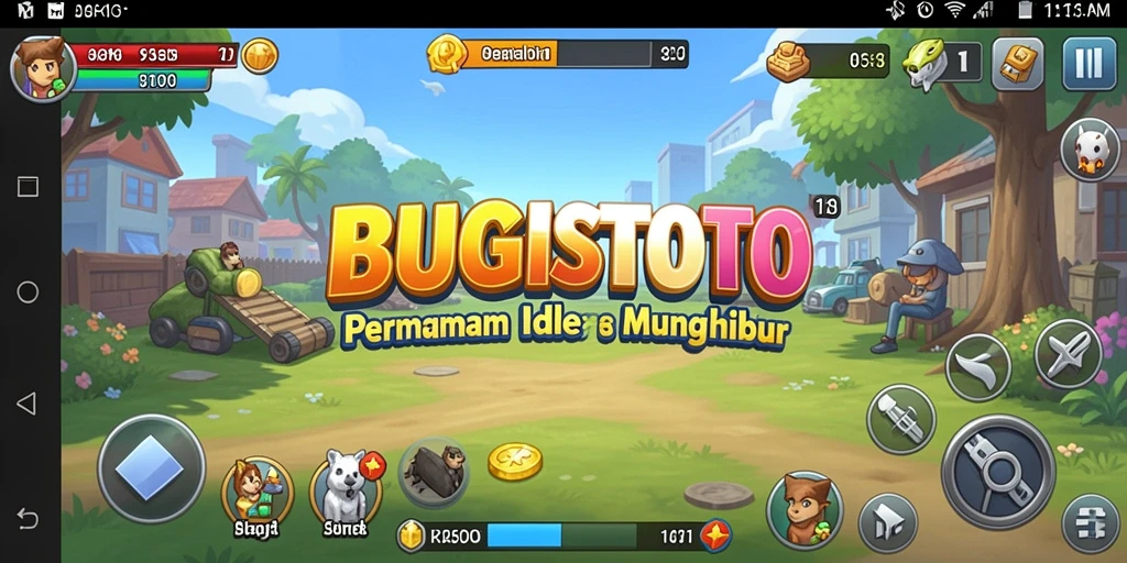 Tampilan luar gameplay BUGISTOTO yang menarik dan penuh warna.