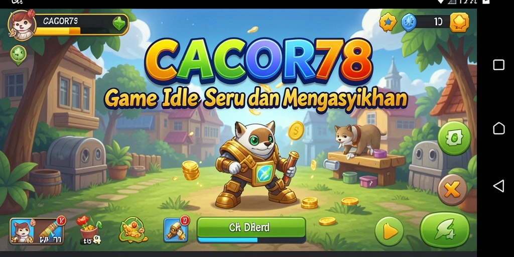 Tampilan gameplay seru dari CACOR78 yang mengasyikkan.
