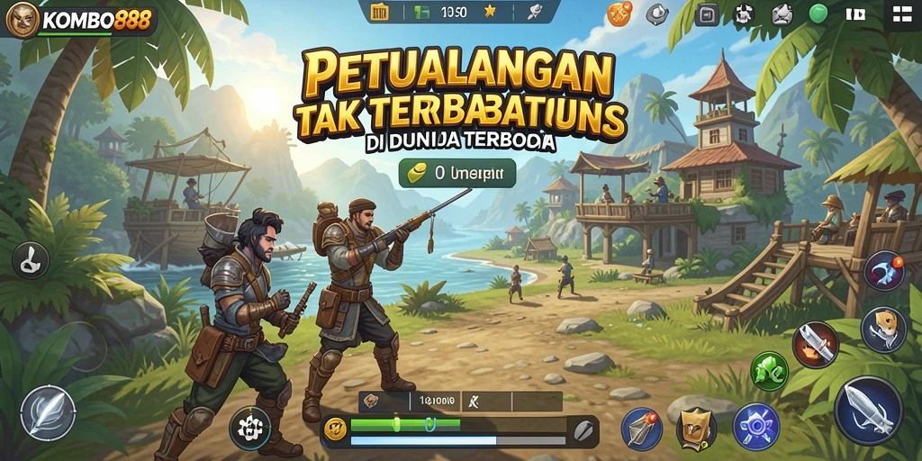 Gameplay KOMBO88 yang menakjubkan di dunia terbuka.