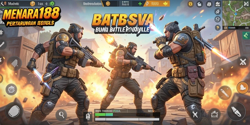 Tampilan gameplay seru dan mendebarkan di MENARA188.