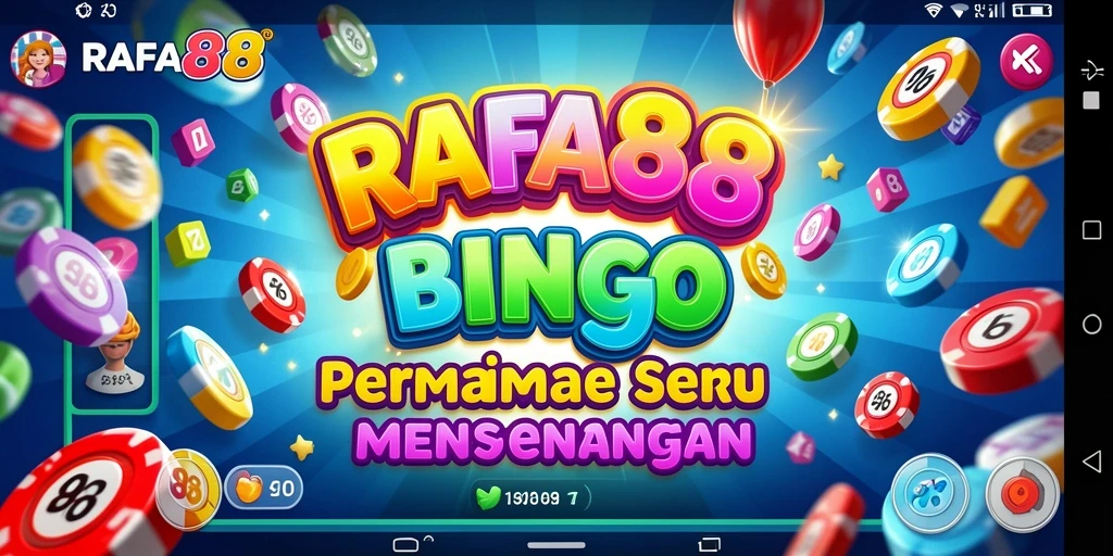 Tampilan gameplay Bingo RAFA88 yang penuh warna dan menarik.