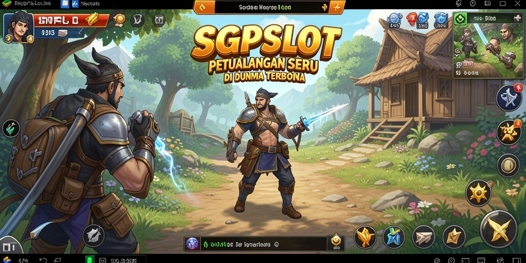 Tampilan menarik dari gameplay SGPSLOT di dunia terbuka.