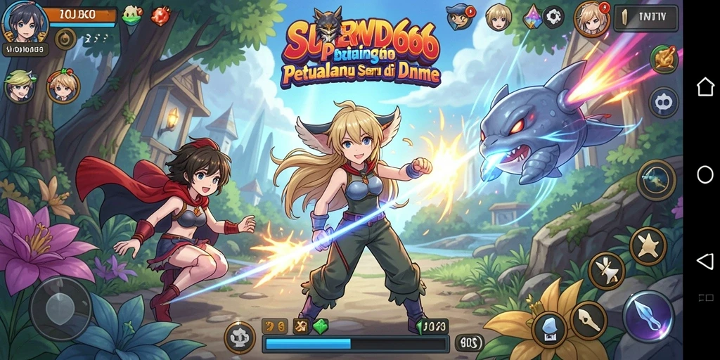 Screenshot dari gameplay SUPERWD666 yang menarik dan penuh warna.