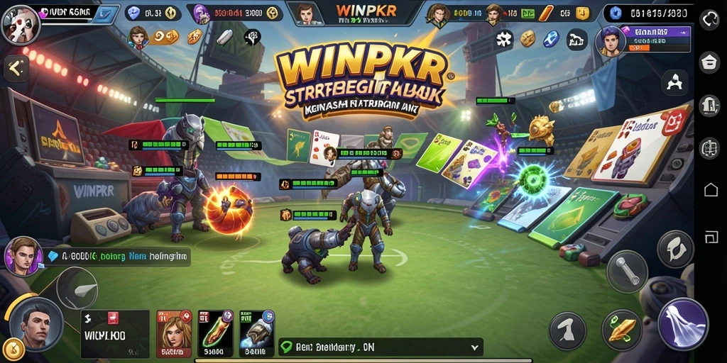 Tangkapan layar gameplay <strong>WINPKR</strong> yang menampilkan strategi dan aksi yang mendebarkan.